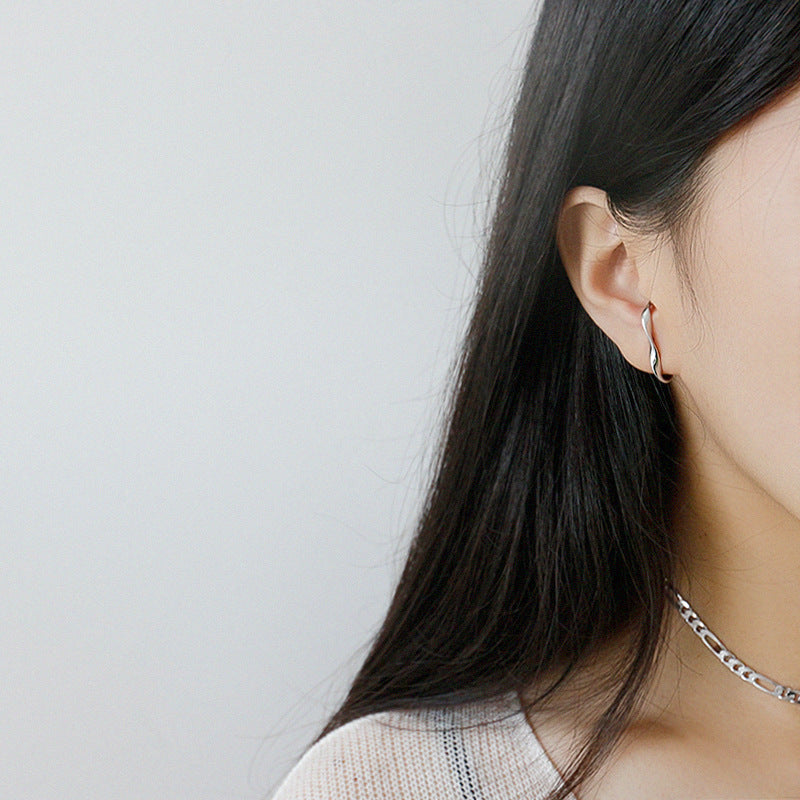 Mobius Twist 925 Sterling Silver Studs