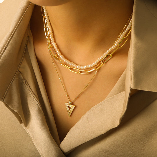 Statement Oak 925 Sterling Silver Necklace