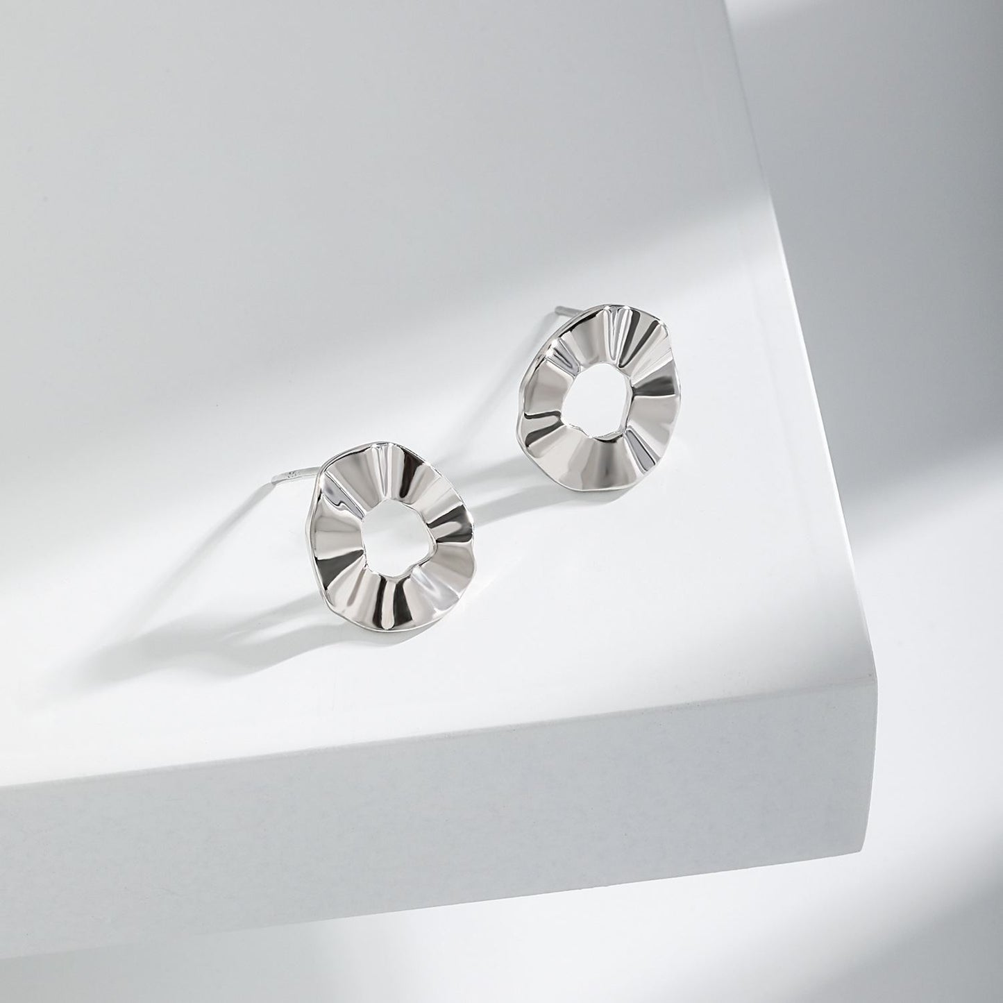 Marina Wave 925 Sterling Silver Studs