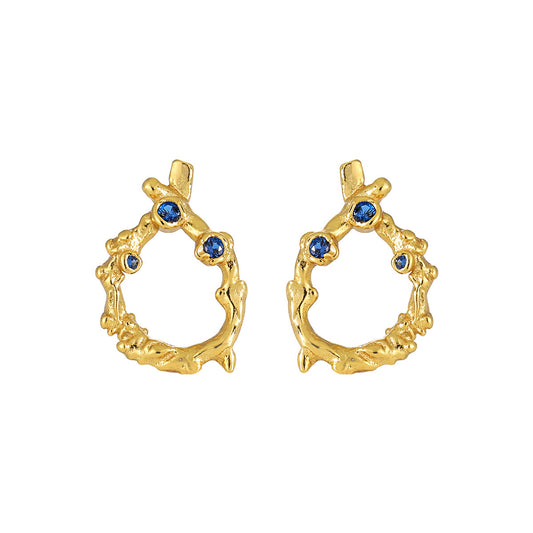 Liora Drop 925 Sterling Silver CZ Earrings