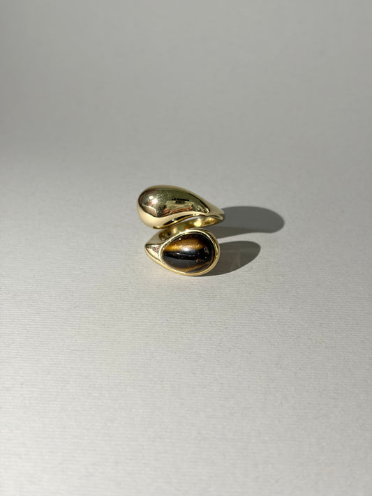 Tigeye Drop Ring limitted