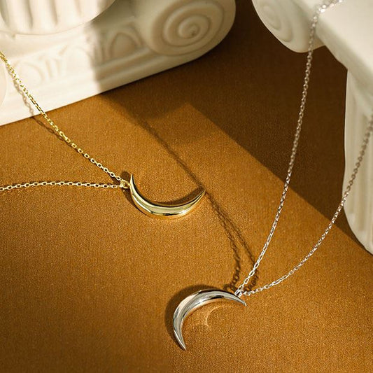 Mahtab-New Moon 925 Sterling Silver Necklace