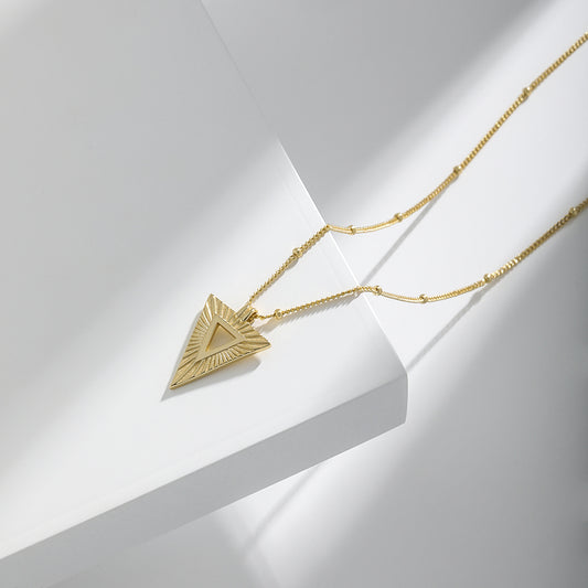 Statement Oak 925 Sterling Silver Necklace