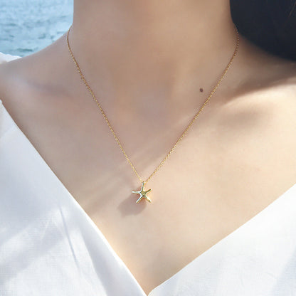 Silverstar Stallone fish Necklace