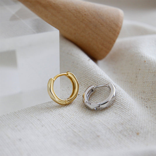 Lume Mini Silver Hoop