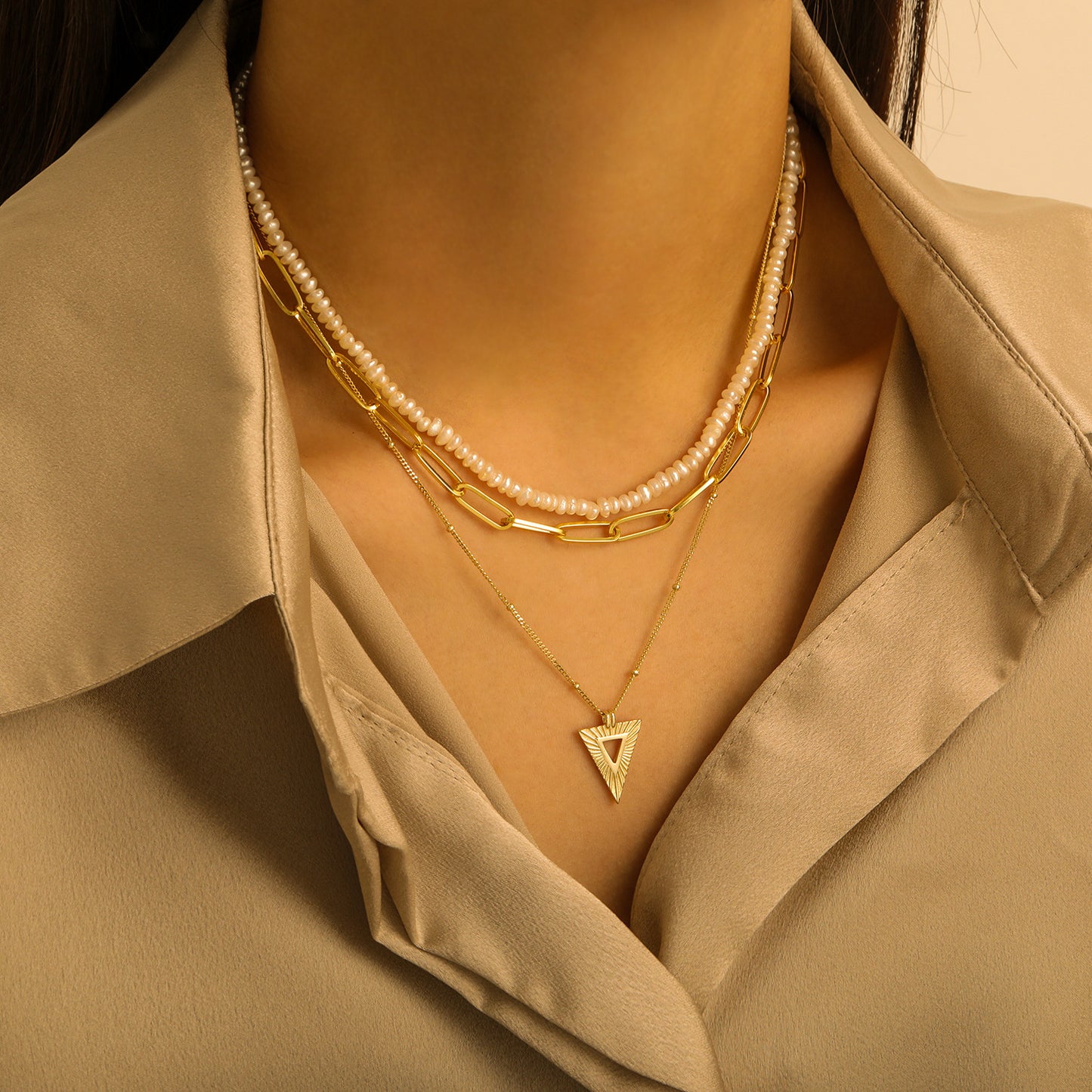 Statement Oak 925 Sterling Silver Necklace