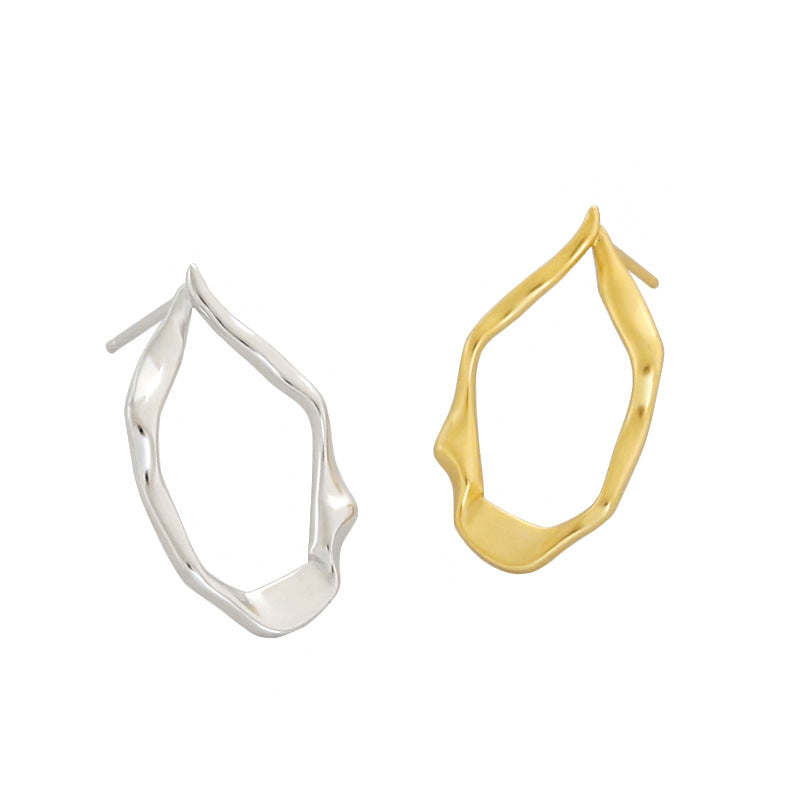 Orra Flow 925 Sterling Silver Irregular Studs