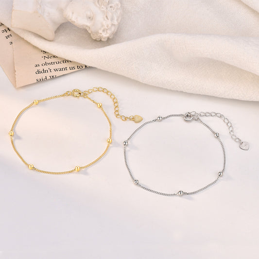 Lucky Beads 925 Sterling Silver Bracelet