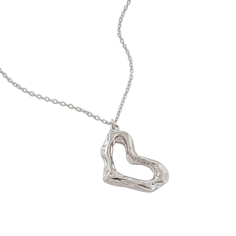 Amora Heart 925 Sterling Silver Pendant Necklace