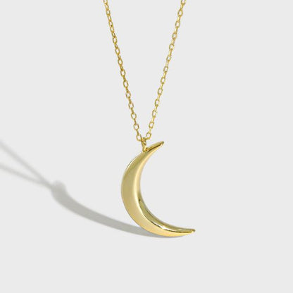 Mahtab-New Moon 925 Sterling Silver Necklace