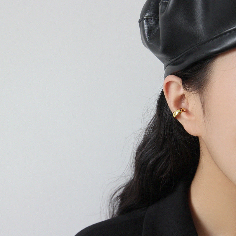 Mini Halo Sterling Silver Ear Cuffs