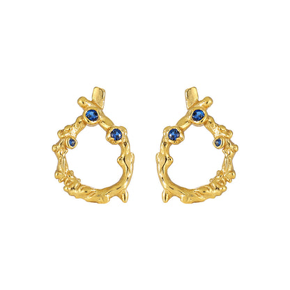 Liora Drop 925 Sterling Silver CZ Earrings